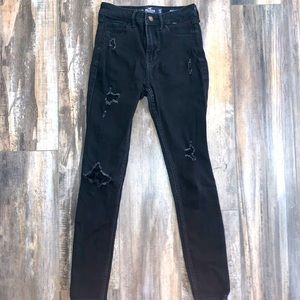 Black Hollister skinny jeans